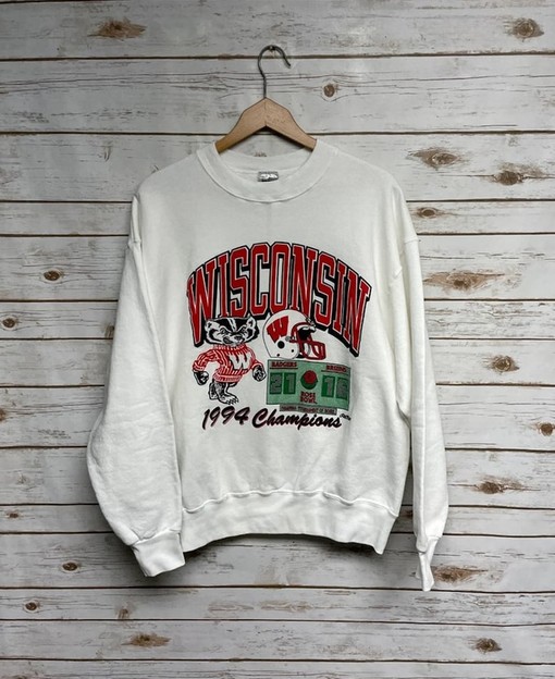 Show Your Support with a Wisconsin Badgers Rose Bowl Champions Sweatshirt - NCAA Fan Gear - Image 2