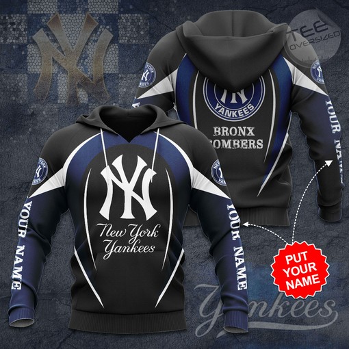 Show Your Team Spirit with 15 Unique Custom New York Yankees All Over Print Hoodie 3D