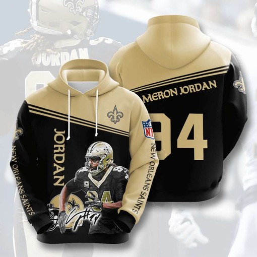 Show Your Ultimate Fan Love with Saints Custom Sport All Over Print Hoodie 3D