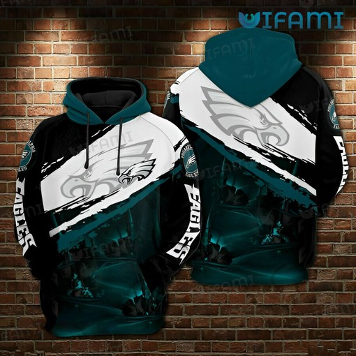 Show off Your Team Spirit with Philadelphia Eagles Hoodies 3D White Green All Over Print