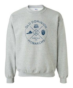 Show off the team spirit with this Old Dominion Monarchs Stitch Arch Team Color Shirt Sweatshirt