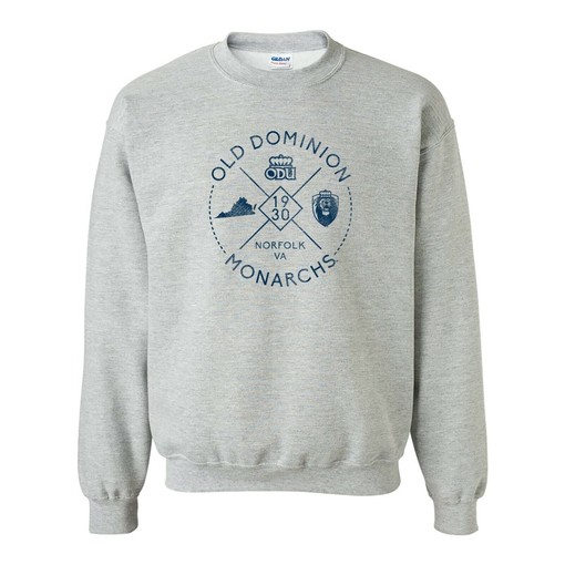 Show off the team spirit with this Old Dominion Monarchs Stitch Arch Team Color Shirt Sweatshirt