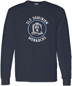 Show off your state pride with the Old Dominion Monarchs State Silhouette Logo Triblend Shirt Sweatshirt Vintage Style