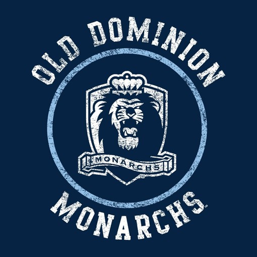 Show off your state pride with the Old Dominion Monarchs State Silhouette Logo Triblend Shirt Sweatshirt Vintage Style - Image 2