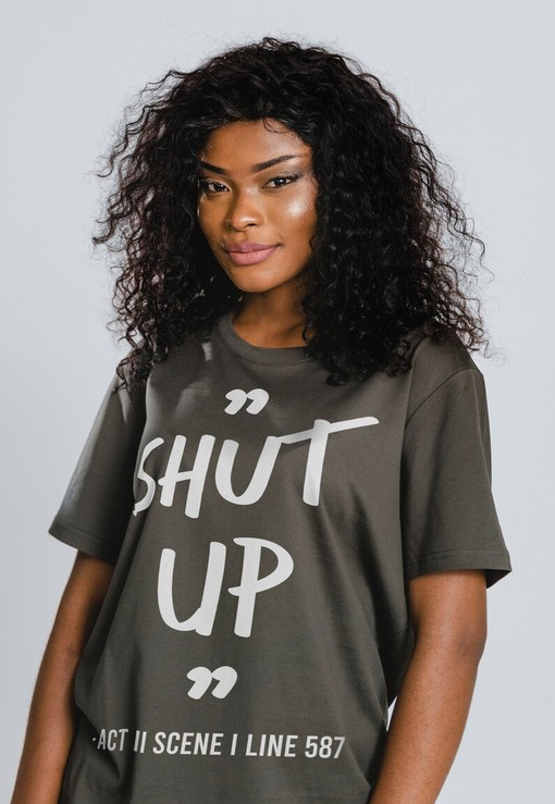 Shut Up Unisex Attitude T-Shirt, Funny Sarcastic Saying Shirt, Slang Tee, Offensive Tee, Shut Up Shirt