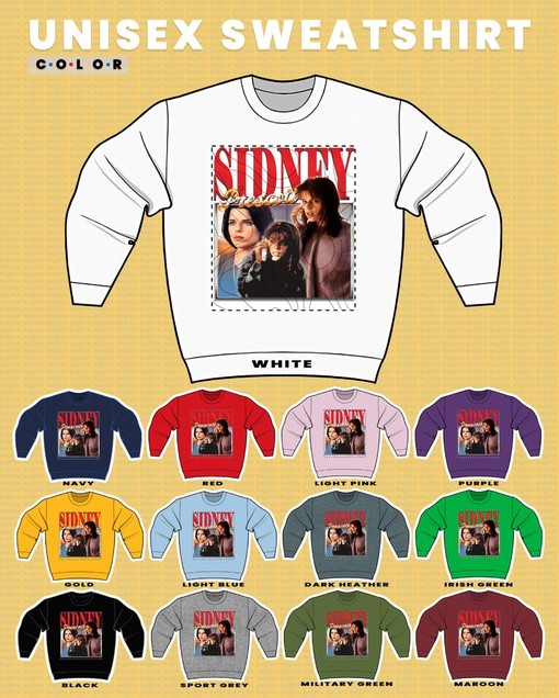Sidney Prescott Scream Horror Sweatshirt, Neve Campbell Fan Tee - Image 3
