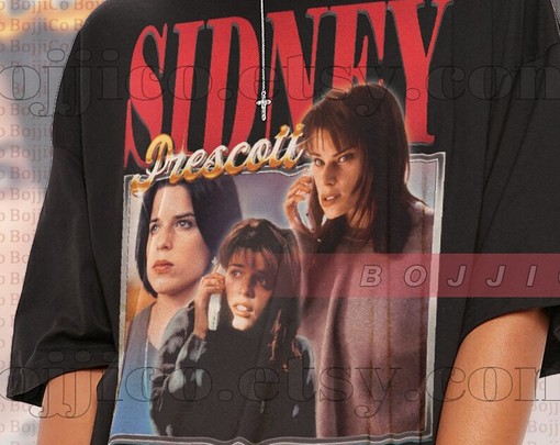 Sidney Prescott Scream Shirt, Scary Horror Tees, Neve Campbell Scary Movie Shirt, Kill3r Homage Fan T-Shirt - Image 2