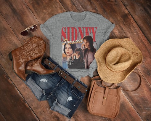 Sidney Prescott Scream Shirt, Scary Horror Tees, Neve Campbell Scary Movie Shirt, Kill3r Homage Fan T-Shirt - Image 3