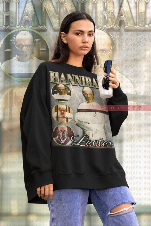 Silence of the Lambs Sweatshirt, Hannibal Lecter Hoodie, Anthony Hopkins Tees, Horror Movie Tshirt