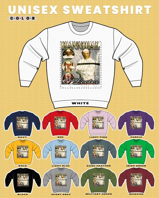 Silence of the Lambs Sweatshirt, Hannibal Lecter Hoodie, Anthony Hopkins Tees, Horror Movie Tshirt - Image 3
