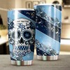 Skull Design and Custom MLB Logo - Tampa Bay Rays MLB Tumbler with Personalized Tumbler and Tumbler 30 oz
