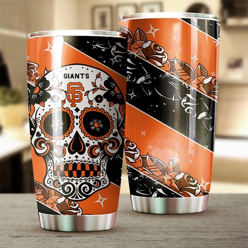 Skull-Tastic San Francisco Giants MLB Tumbler for Die-Hard Fans with Iconic MLB Logo