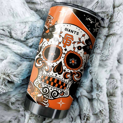 Skull-Tastic San Francisco Giants MLB Tumbler for Die-Hard Fans with Iconic MLB Logo - Image 2