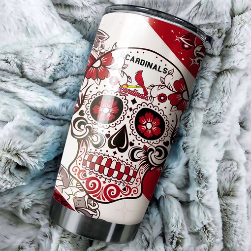 Skull-Tastic St. Louis Cardinals MLB Tumbler for Die-Hard Fans with Iconic MLB Logo - Image 2