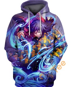 Slash Through Water Surface 3D Printed All Over Custom Hoodie