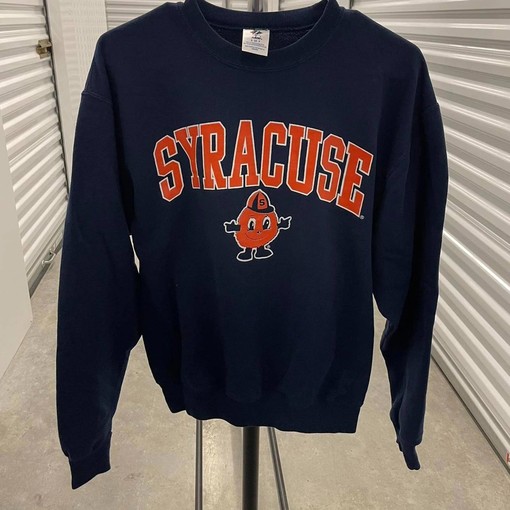Small Vintage Syracuse Orange Sweatshirt with Option for T-Shirt Gift for Fans