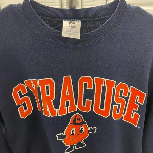 Small Vintage Syracuse Orange Sweatshirt with Option for T-Shirt Gift for Fans - Image 2