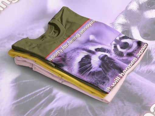 Sorry For Being Annoying Opossums Meme Shirt - Vintage and Classic Movie Shirts for Men Featuring Possums - Image 4
