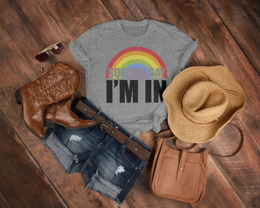 Sounds Gay Im In Unisex Shirts - Funny Movie Shirts for Men with PRIDE Months and Love Symbol - Image 3