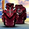 South Carolina Gamecocks All Over Print 3D Hoodie with Custom Design