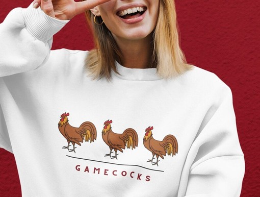 South Carolina Gamecocks Sweatshirt | NCAA Shirts for Men and Women - Image 3