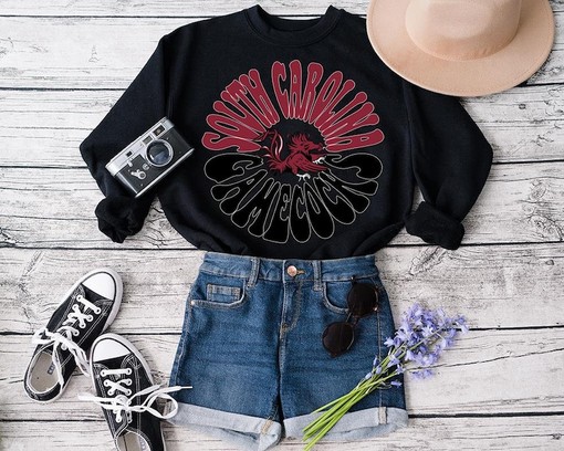 South Carolina Gamecocks Vintage Crewneck Sweatshirt, Shirt & Hoodie Perfect NCAA Gifts for Fans - Image 3