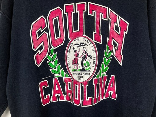 South Carolina University Vintage 90s Pullover Crewneck Sweatshirt, Hoodie and Shirt Available Ideal for NCAA Fans - Image 2