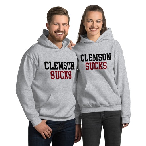 South Carolina vs. Clemson Rivalry Sucks Hoodie Sweatshirt - College Shirts - Image 2