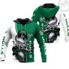 South Florida Bulls Custom All Over Print 3D Hoodie with Jack Skellington and Zero Print for Fans
