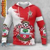 Southampton FC Signature All Over Print 3D Hoodie with Club Logo for Soccer Lovers