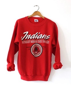 Southeast Missouri State University Indians Vintage Style Sweatshirt, Vintage Style Indians Sweater
