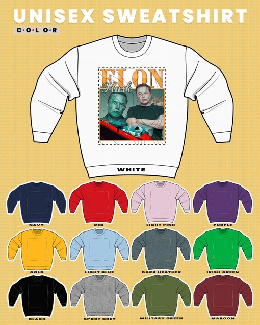 Space Car Fan Club Sweatshirt - Dogecoin 69 420 Design Retro T-shirt - Elon Musk Sweater - Billionaire Quote - Image 3