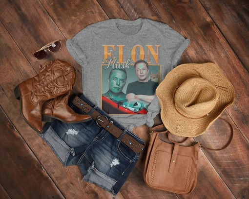 Space Car Fan Club Tee - Dogecoin 69 420 Design Retro T-shirt - Elon Musk Shirt - Billionaire Quote - Image 3
