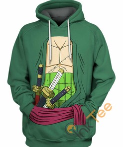 Sport the Scar with 3D Hoodie Design of Zoro's Mark