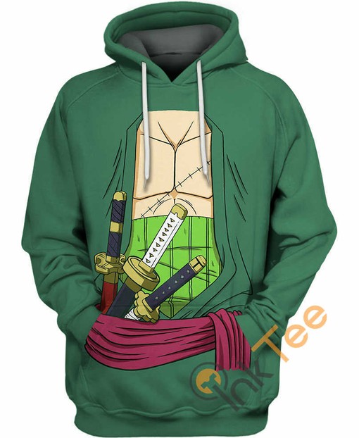 Sport the Scar with 3D Hoodie Design of Zoro's Mark