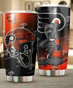 Sports Design Funny Dog Philadelphia Flyers NHL Tumbler