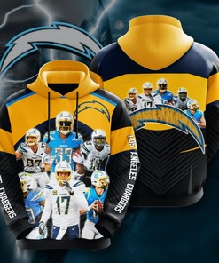 Spring Style Custom Sport Design All Over Print 3D Hoodie - Los Angeles Chargers Fans