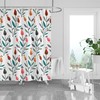 Spring Tulips Shower Curtain Set with Optional Towels and Mat - Refreshing and Vibrant Bathroom Decor