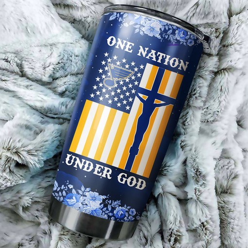 St. Louis Blues NHL Tumbler - One Nation Under God Edition