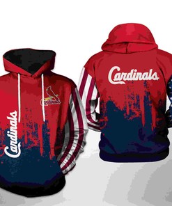 St. Louis Cardinals All Over Print MLB Team 3D Hoodie Zipper - 3D All Over Print Hoodie Size S-5XL