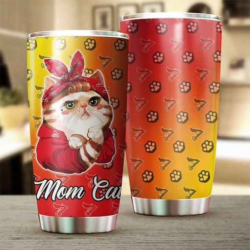 St. Louis Cardinals Feline Lovers Cat Mom MLB Tumbler with a Unique and MLB Design - Image 2