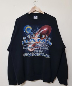 St. Louis Rams Champion Vintage Style Sweatshirt T-shirt Vintage Style Perfect Gift for NFL Fans