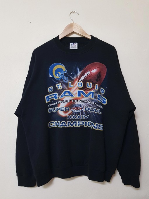 St. Louis Rams Champion Vintage Style Sweatshirt T-shirt Vintage Style Perfect Gift for NFL Fans