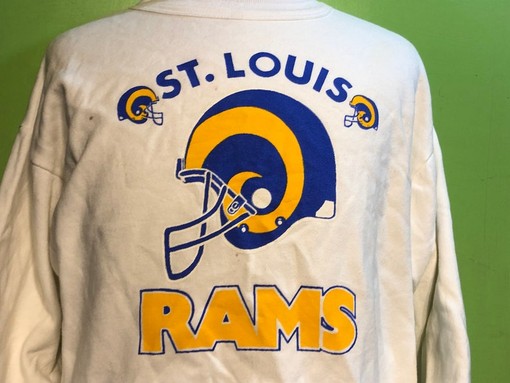 St. Louis Rams NFL Football 90s Vintage Crewneck Sweatshirt, Unisex Sweatshirt Hoodie Shirt, NCAA Shirts - Image 2