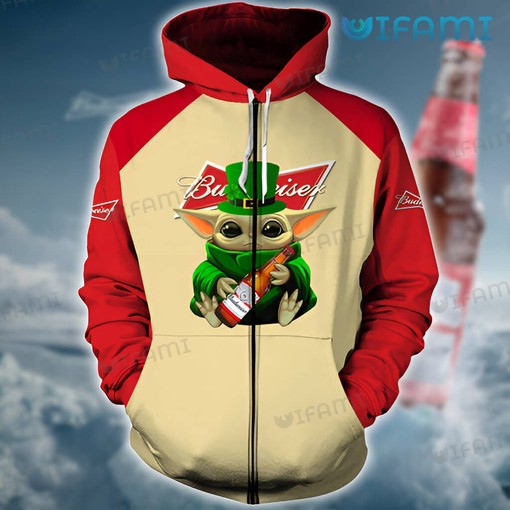 St Patrick's Day Budweiser All Over Print 3D Hoodie for Men - Gift