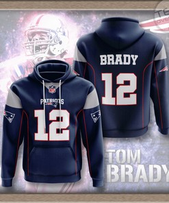 Stand out as a True Patriots Fan with Custom All Over Print Hoodie 3D
