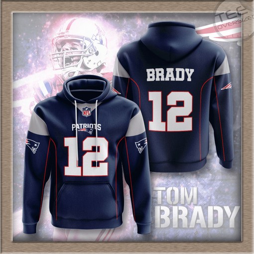 Stand out as a True Patriots Fan with Custom All Over Print Hoodie 3D