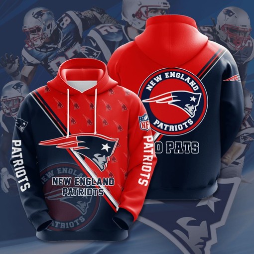 Stand out from the Crowd with Custom Sport All Over Print Hoodie 3D for New England Patriots Fans