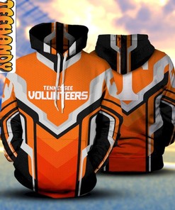 Stand out with Tennessee Volunteers Football NCAA 3D Hoodie Featuring Striking Design