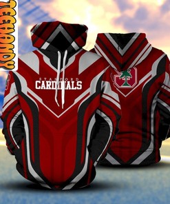 Stanford Cardinal Premium All Over Print 3D Hoodie with Bold Team Logo for Sports Fans